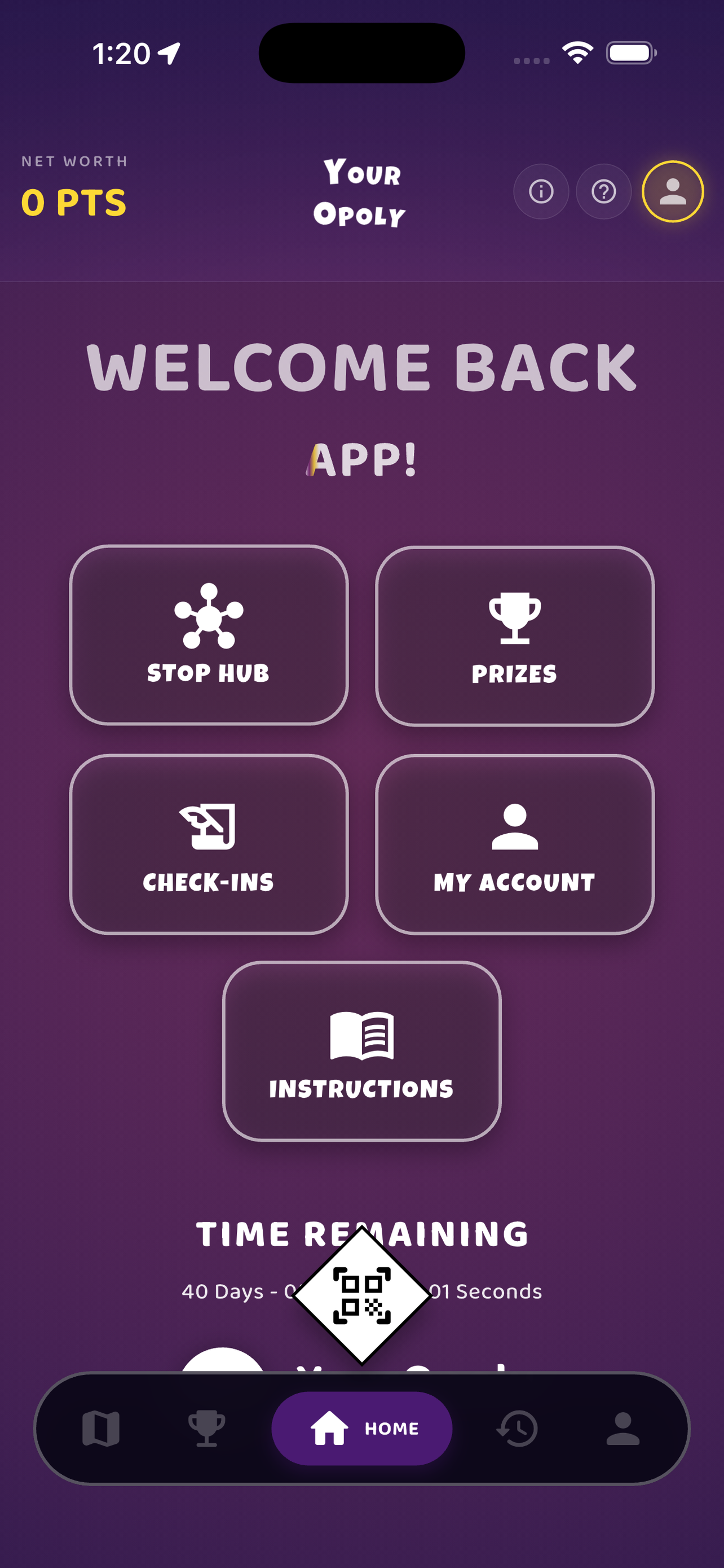 YourOpoly App Interface